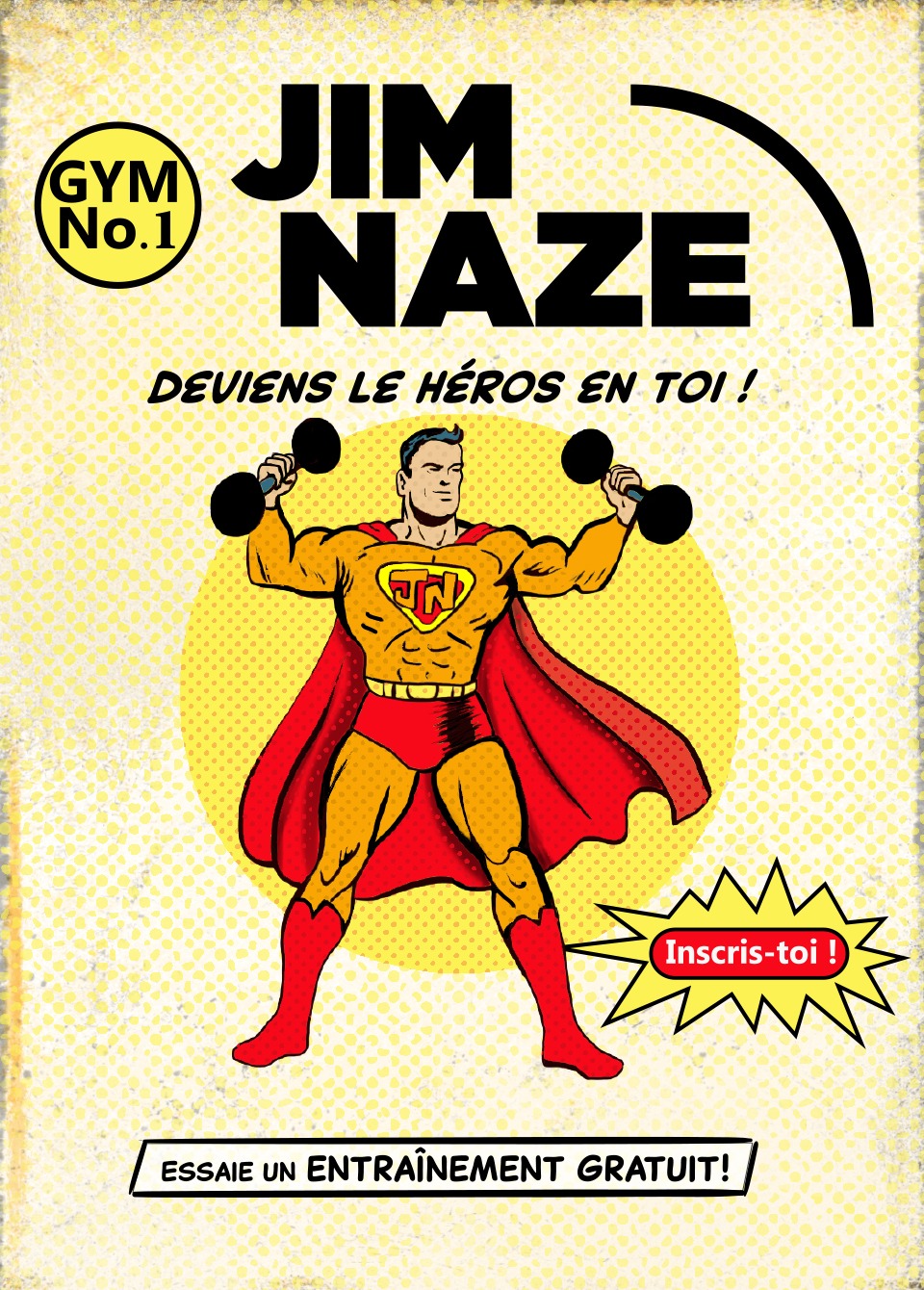 Affiche originale Jim Naze